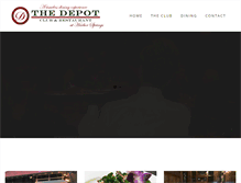 Tablet Screenshot of depotclubhs.com